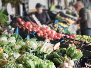 Vegetable Bolhao Market Porto, Portugal